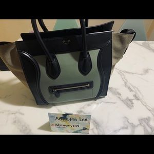 ❌SOLD❌ Celine- Luggage bag tri color